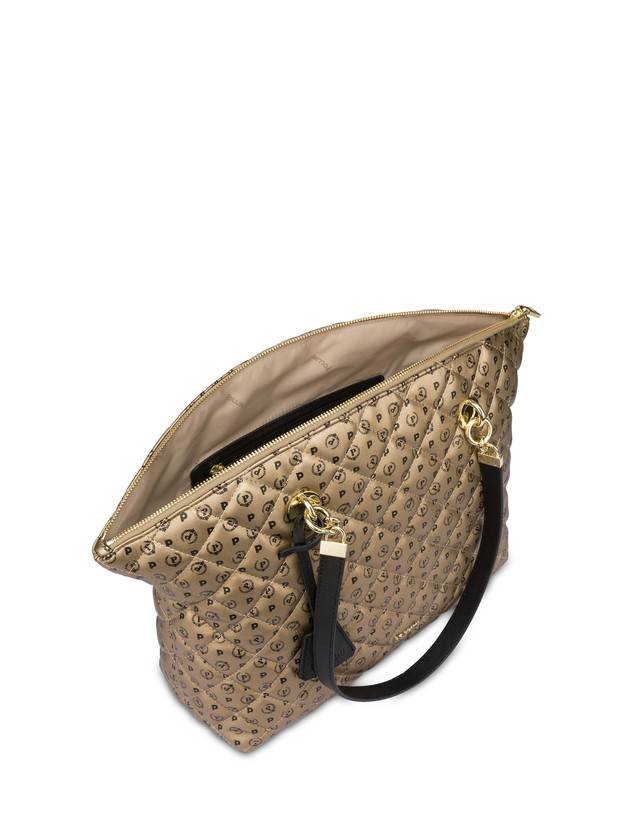 Pollini Tote Bag Heritage Matelassé Oro/nero Offerte stagionali