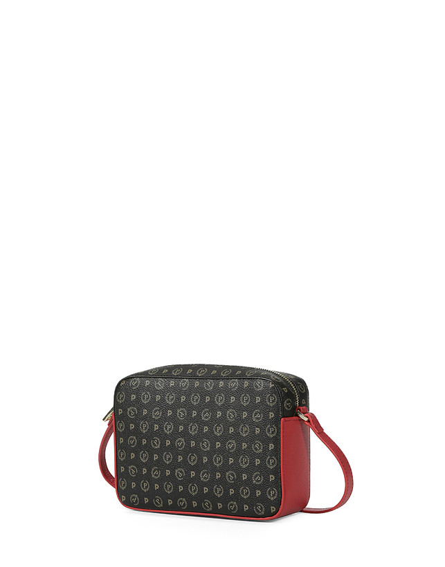 Pollini Borsa A Tracolla Heritage Logo Classic Nero/lacca Comprane uno, ottenene uno gratis