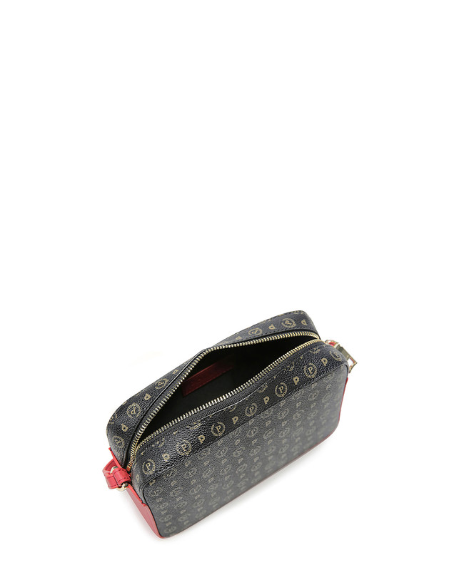 Pollini Borsa A Tracolla Heritage Logo Classic Nero/lacca Comprane uno, ottenene uno gratis