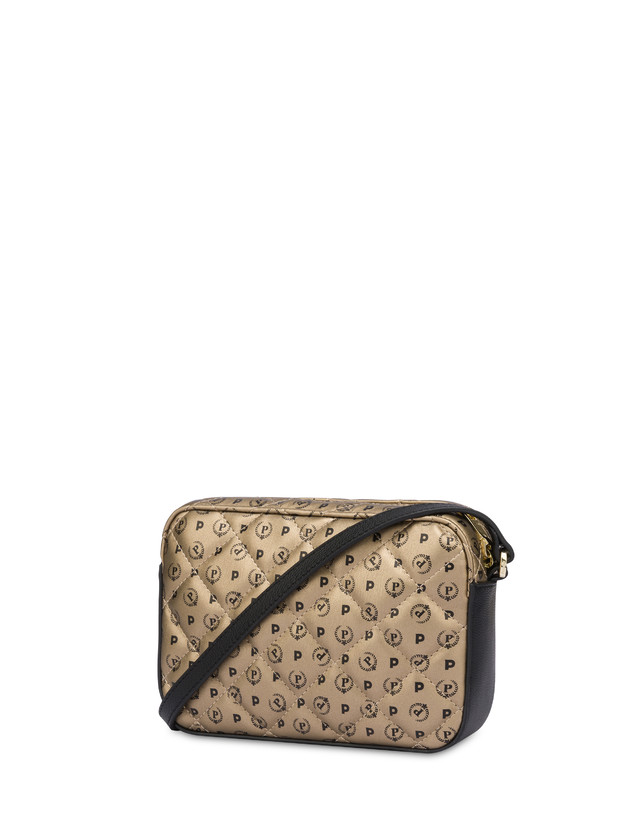 Pollini Borsa A Tracolla Heritage Matelassé Oro/nero Offerte giornaliere