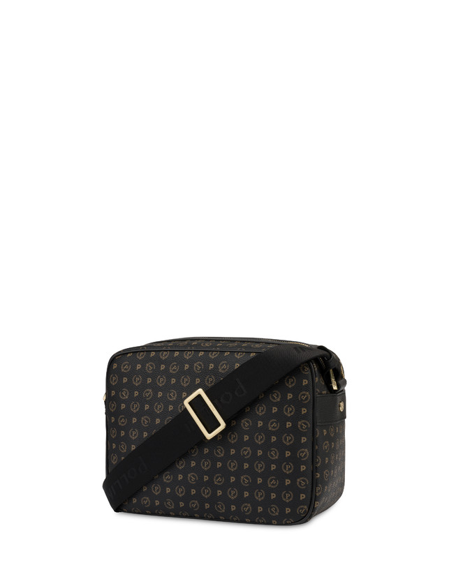 Pollini Borsa A Spalla Heritage Logo Classic Nero/nero Offerte speciali
