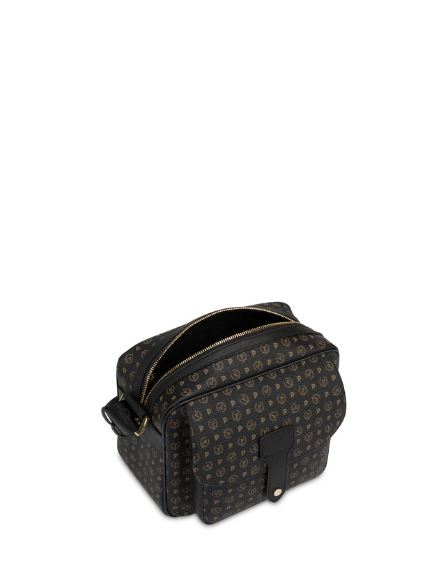 Pollini Borsa A Spalla Heritage Logo Classic Nero/nero Offerte speciali