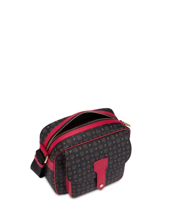 Pollini Borsa A Spalla Heritage Logo Classic Nero/lacca Enormi risparmi