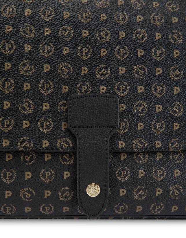 Pollini Borsa A Spalla Nero/nero Sconti VIP