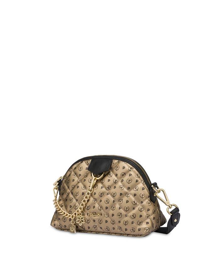 Pollini Borsa A Tracolla Heritage Matelassé Oro/nero Super Saving Price