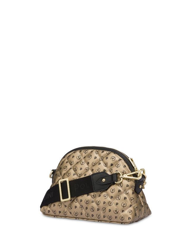 Pollini Borsa A Tracolla Heritage Matelassé Oro/nero Super Saving Price