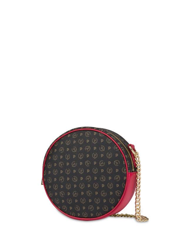 Pollini Round Bag Heritage Logo Classic Nero/lacca Offerta settimanale