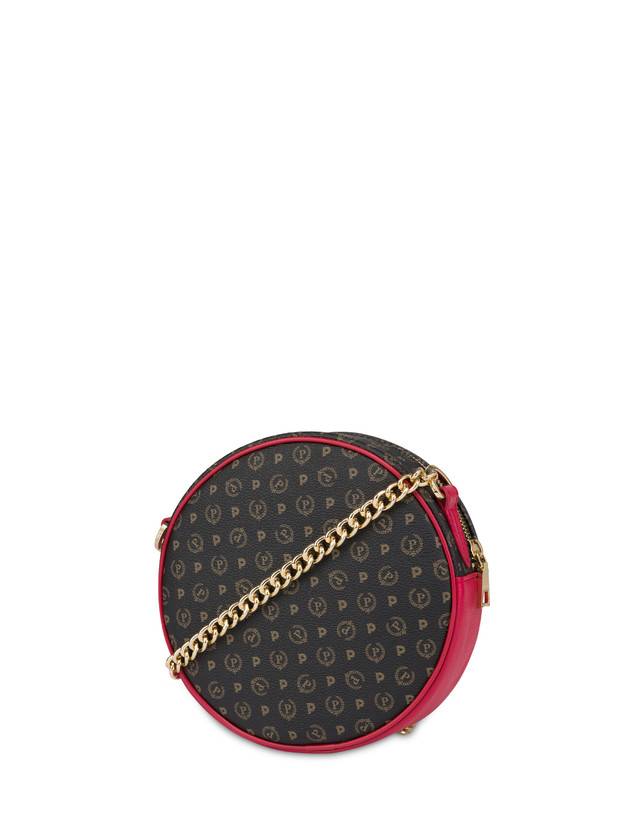 Pollini Round Bag Heritage Logo Classic Nero/lacca Offerta settimanale