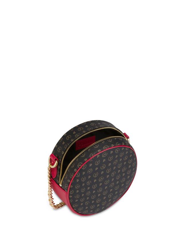 Pollini Round Bag Heritage Logo Classic Nero/lacca Offerta settimanale