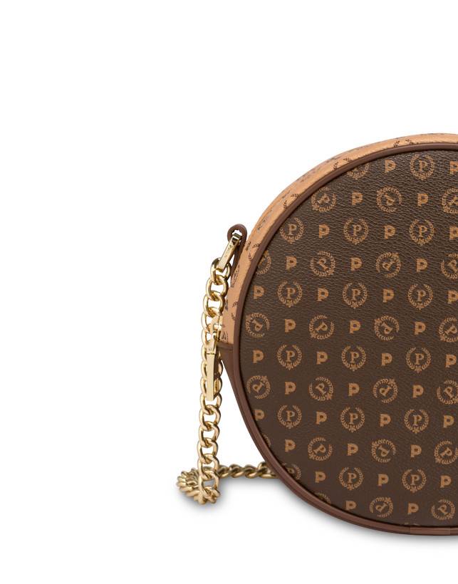 Pollini Round Bag Bicolor Heritage Marrone/crema/marrone Rilascio limitato