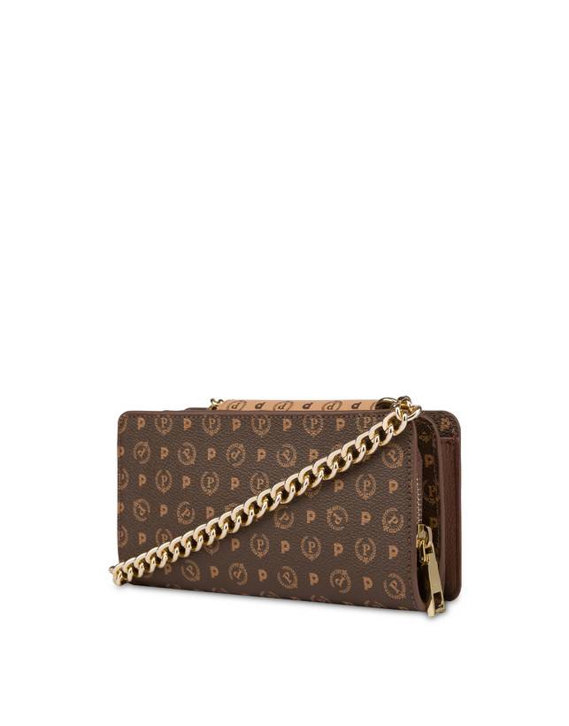 Pollini Clutch Porta Cellulare Bicolor Heritage Crema/marrone Promozione temporanea
