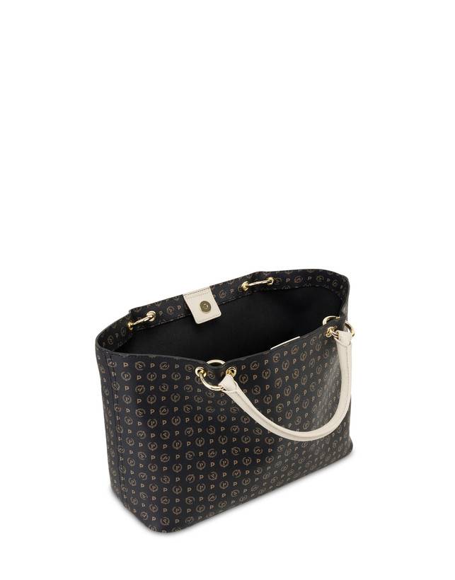 Pollini Borsa Doppio Manico In Pvc Heritage Logo Classic Offerta speciale della fabbrica
