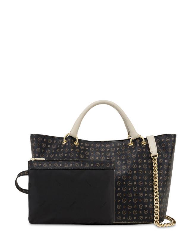 Pollini Borsa Doppio Manico In Pvc Heritage Logo Classic Offerta speciale della fabbrica