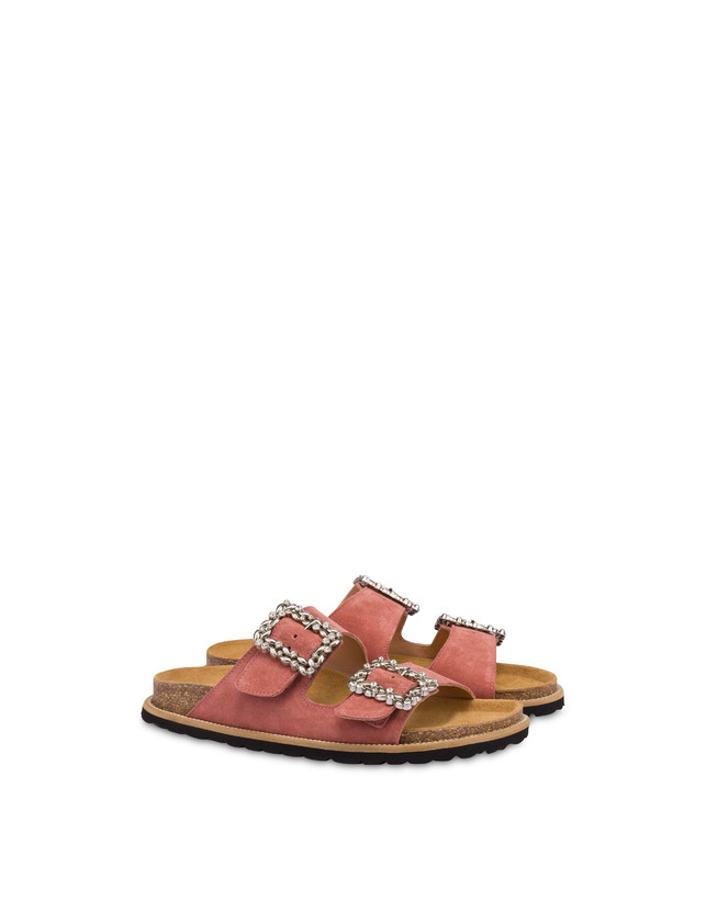 Pollini Sandali Fussbett In Crosta Rosemery Peonia In vendita