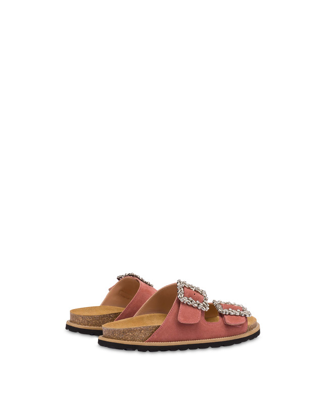 Pollini Sandali Fussbett In Crosta Rosemery Peonia In vendita