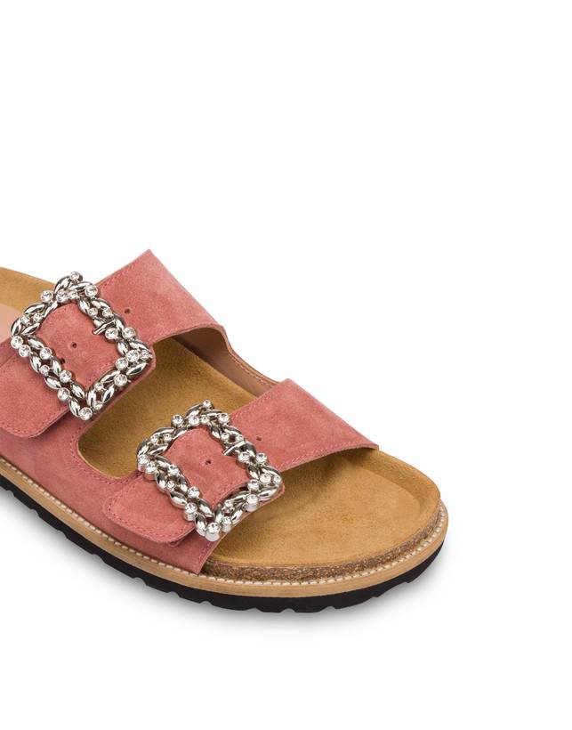 Pollini Sandali Fussbett In Crosta Rosemery Peonia In vendita