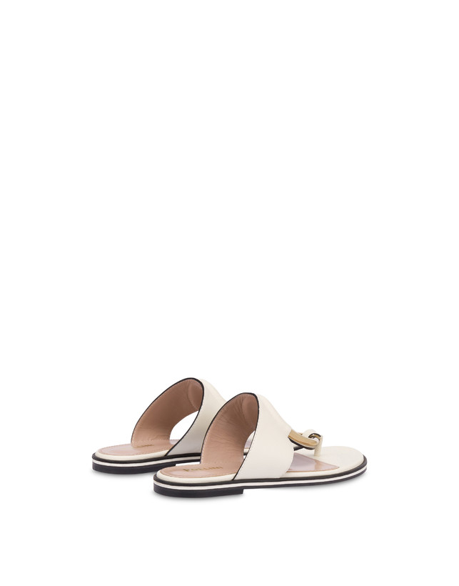 Pollini Sandali Flat Wonder Gesso Sconti questo mese