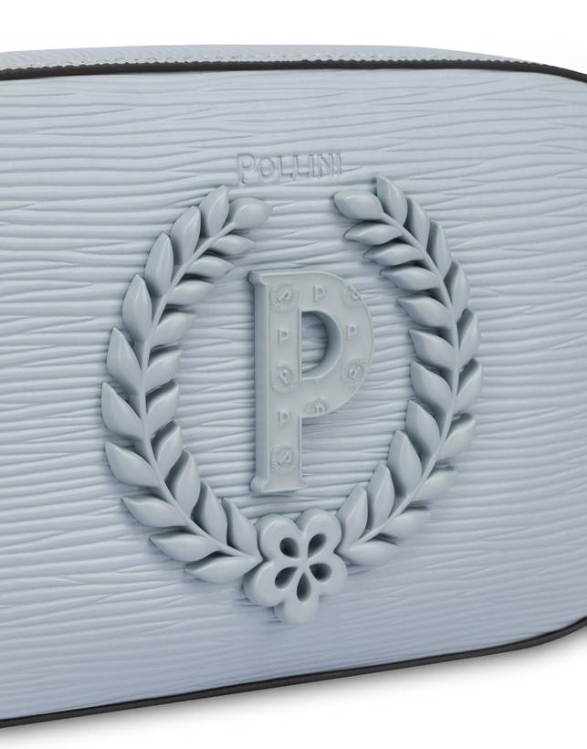 Pollini Camera Bag Enamel Allure Cielo Qualità Garantita
