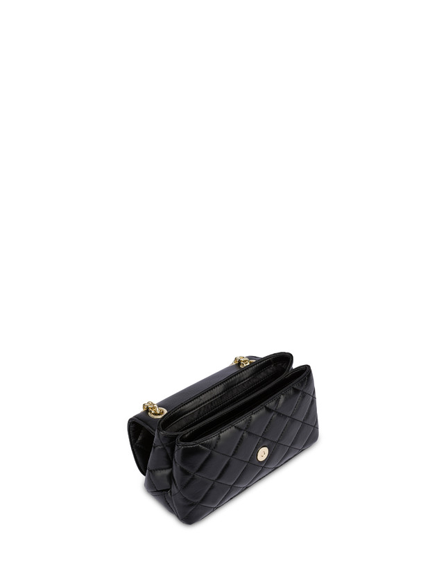 Pollini Borsa A Spalla Matelassé Waltzer Night Nero Consegna Veloce