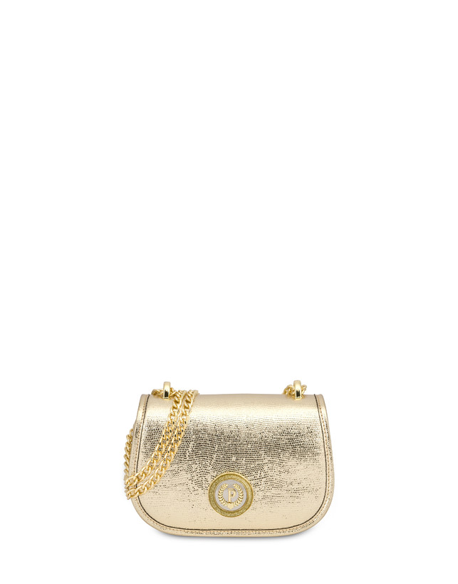 Pollini Mini Borsa Laminata Sara Oro Shopping Online