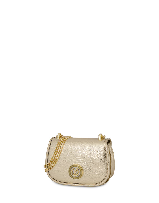 Pollini Mini Borsa Laminata Sara Oro Shopping Online