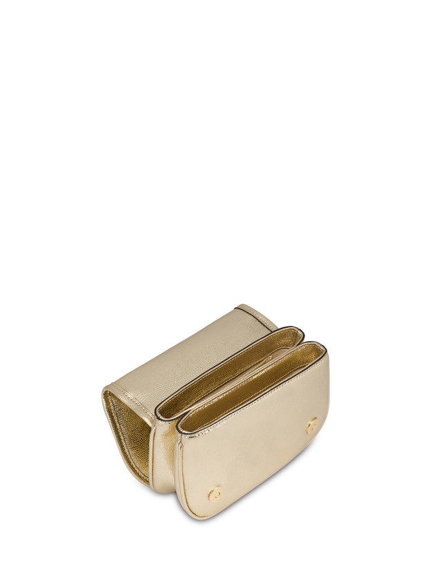 Pollini Mini Borsa Laminata Sara Oro Shopping Online