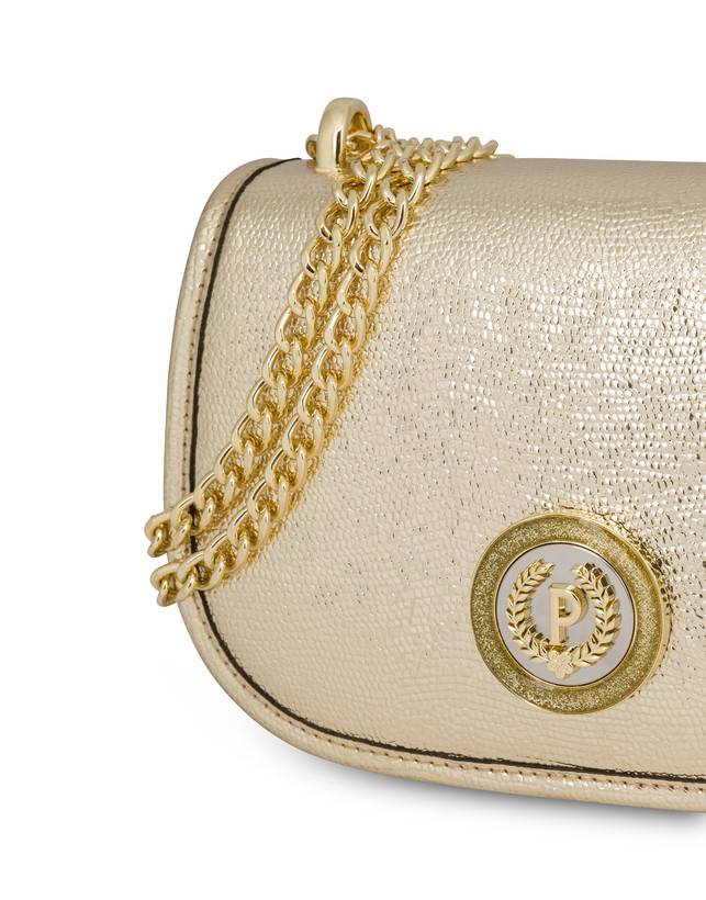 Pollini Mini Borsa Laminata Sara Oro Shopping Online