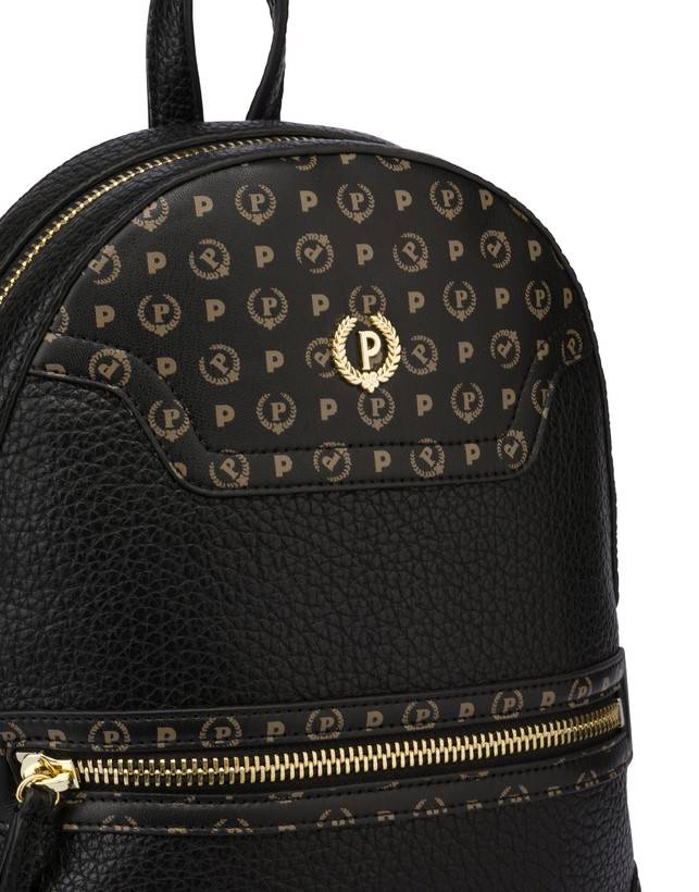 Pollini Zaino Zipper Nero/nero Convenienza