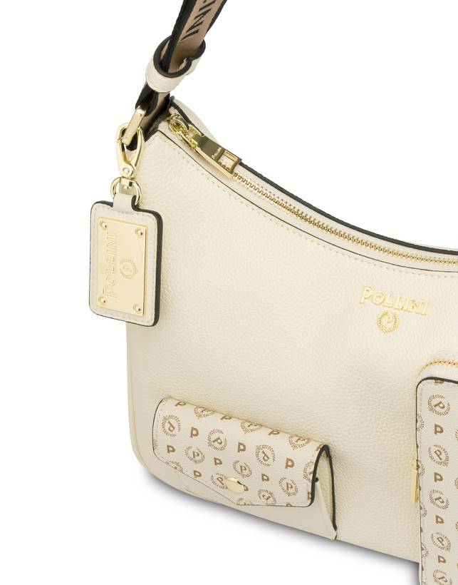 Pollini Hobo Bag Ecletic Avorio/avorio Novità