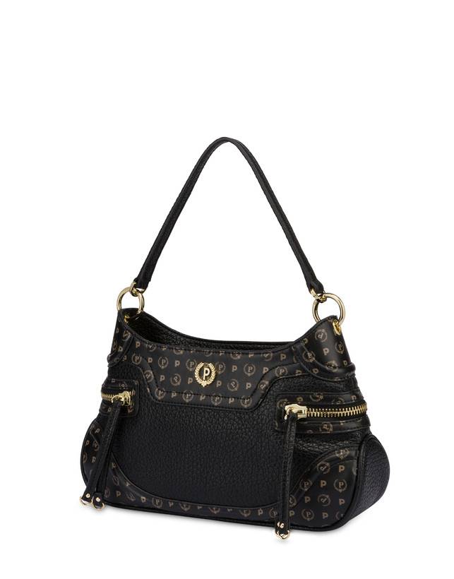 Pollini Borsa A Spalla Zipper Nero/nero Presa