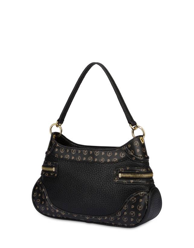 Pollini Borsa A Spalla Zipper Nero/nero Presa