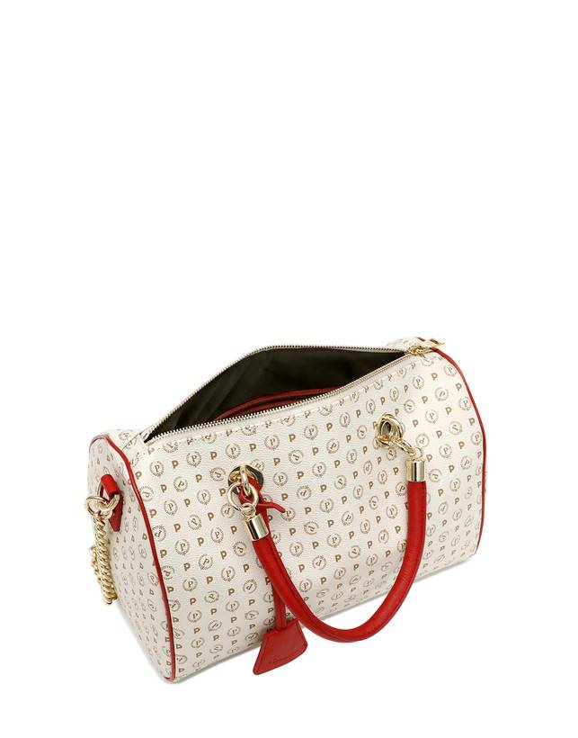 Pollini Borsa Bauletto Heritage Logo Classic Avorio/lacca Offerte