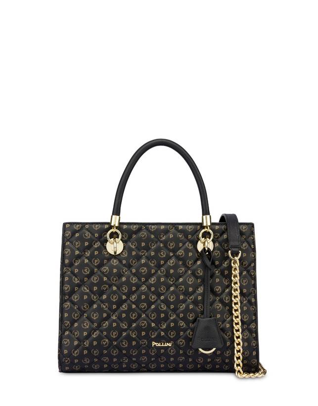 Pollini Shopping Bag Heritage Matelassé Nero/nero Sconto di tempo limitato
