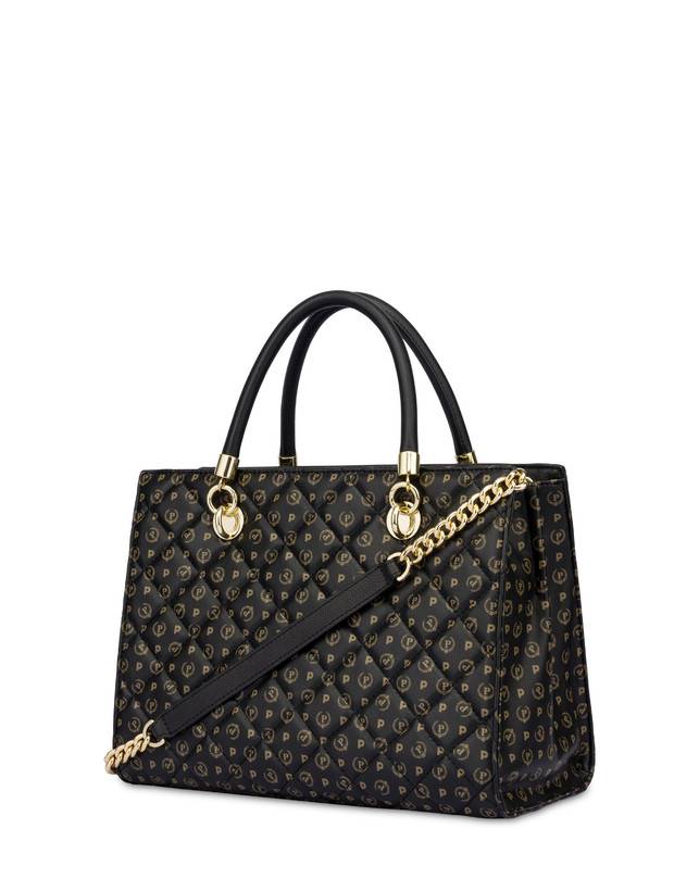 Pollini Shopping Bag Heritage Matelassé Nero/nero Sconto di tempo limitato