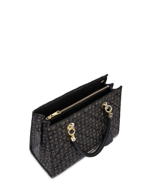 Pollini Shopping Bag Heritage Matelassé Nero/nero Sconto di tempo limitato