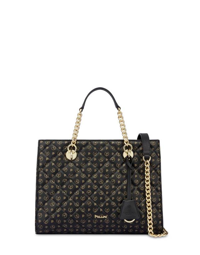 Pollini Shopping Bag Heritage Matelassé Nero/nero Sconto di tempo limitato