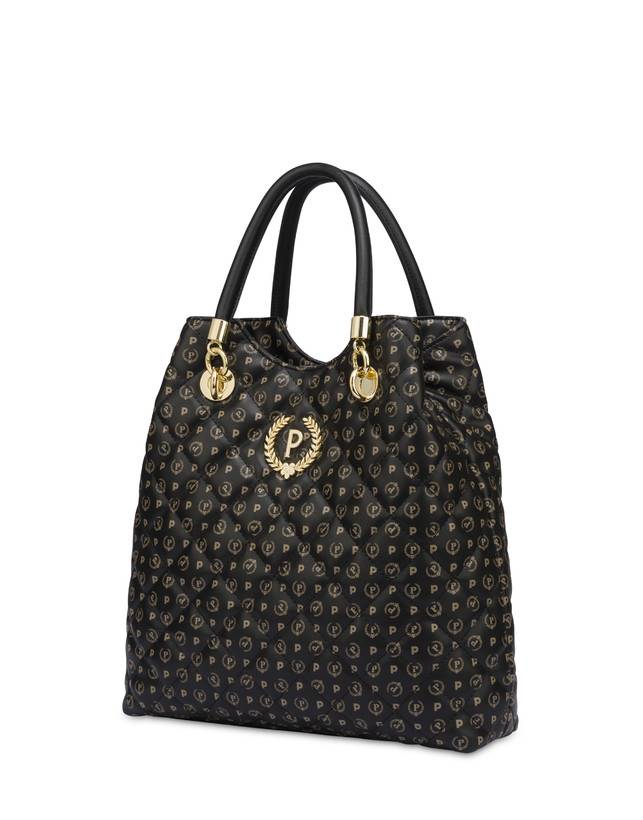 Pollini Borsa Doppio Manico Heritage Matelassé Nero/nero Comprare a buon mercato
