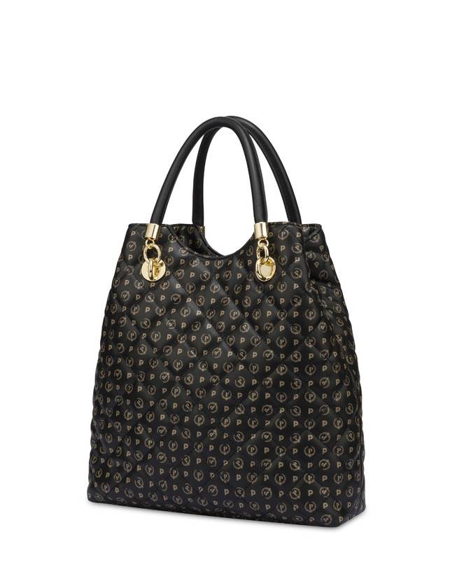 Pollini Borsa Doppio Manico Heritage Matelassé Nero/nero Comprare a buon mercato