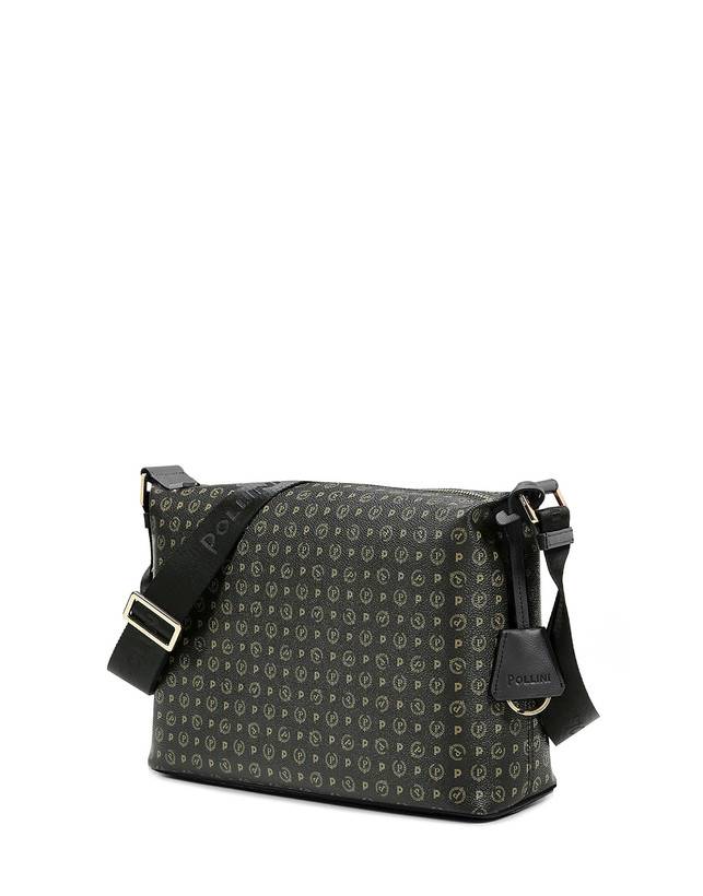 Pollini Borsa Hobo Heritage Logo Classic Nero/nero Flash Sale