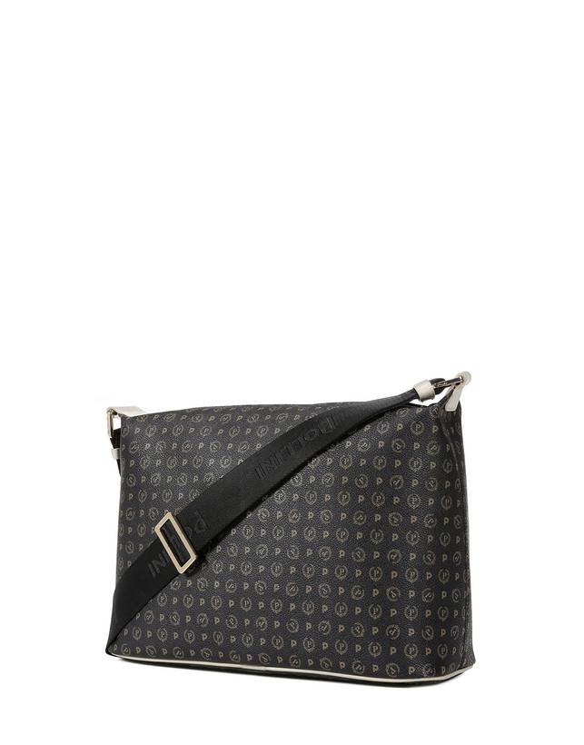 Pollini Borsa Hobo Heritage Logo Classic Nero/avorio Fornitura limitata
