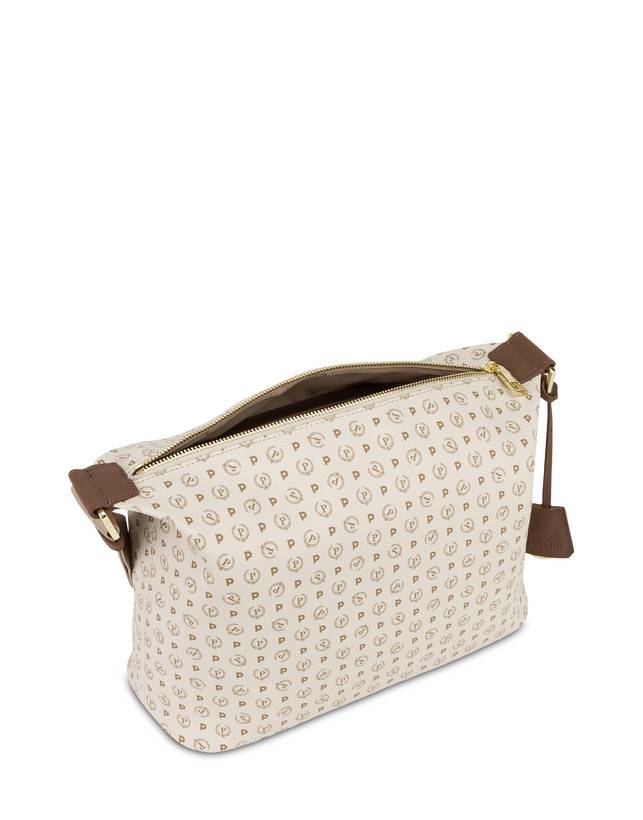 Pollini Borsa Hobo Heritage Logo Classic Avorio/marrone Shopping online