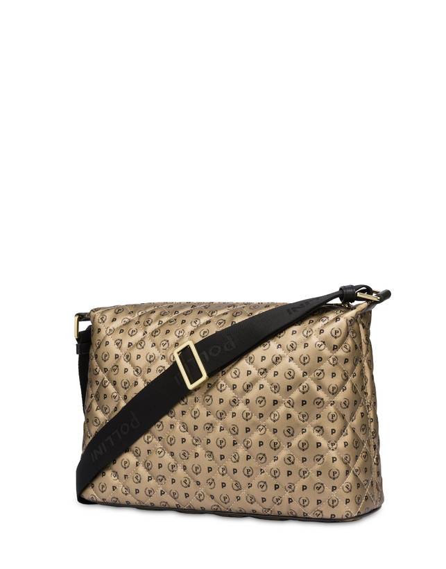 Pollini Borsa A Spalla Heritage Matelassé Oro/nero Vendite stagionali