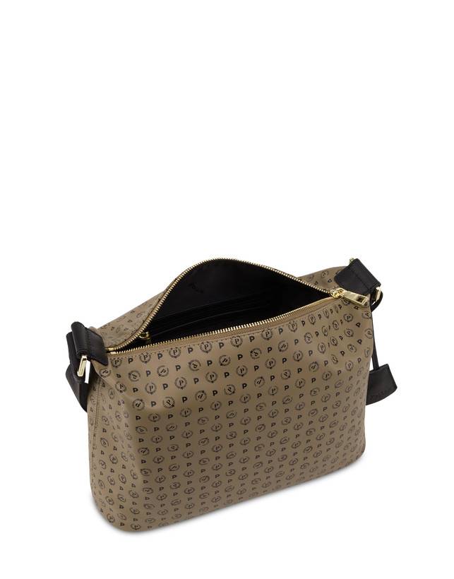 Pollini Borsa A Spalla Heritage Soft Touch Taupe/nero Black Friday