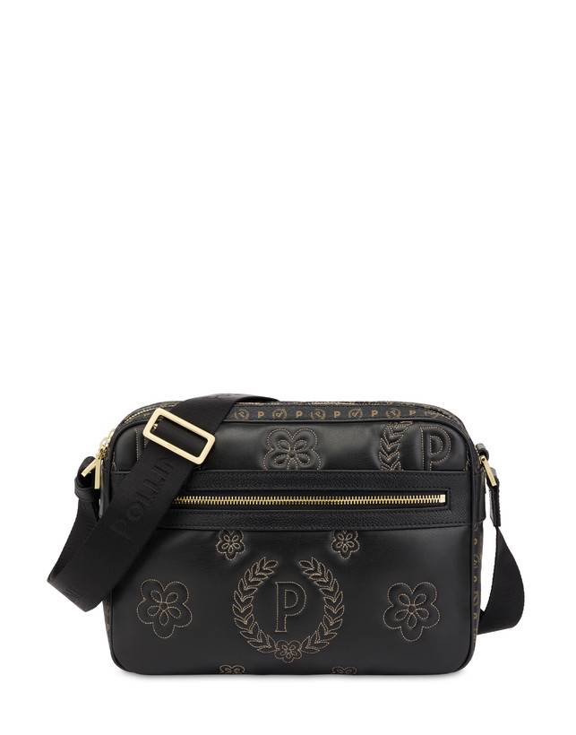 Pollini Borsa A Tracolla Puffy Heritage Nero/nero/nero Offerta per la Festa della Mamma