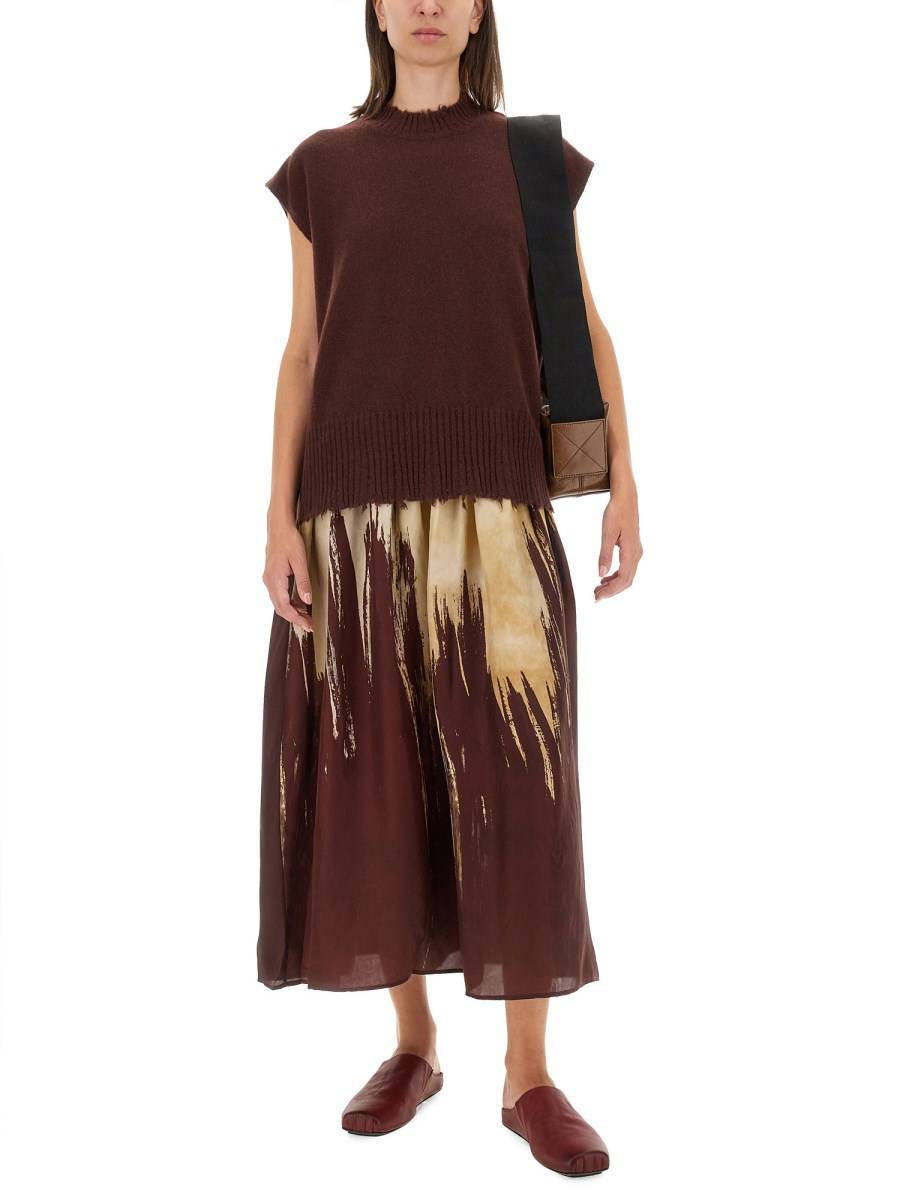 UMA WANG TOP SLV IN CASHMERE Sottocosto