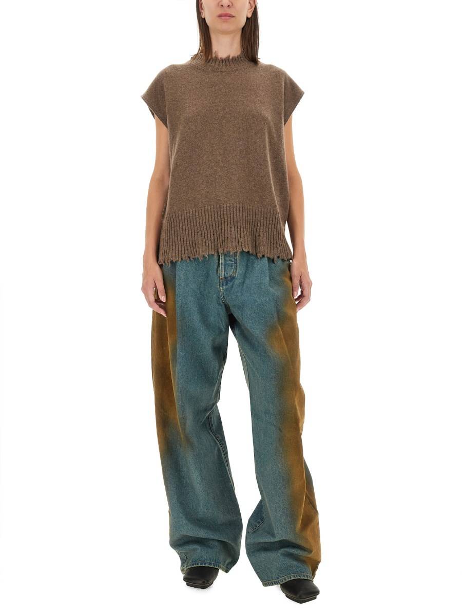 UMA WANG TOP SLV IN CASHMERE Convenienza