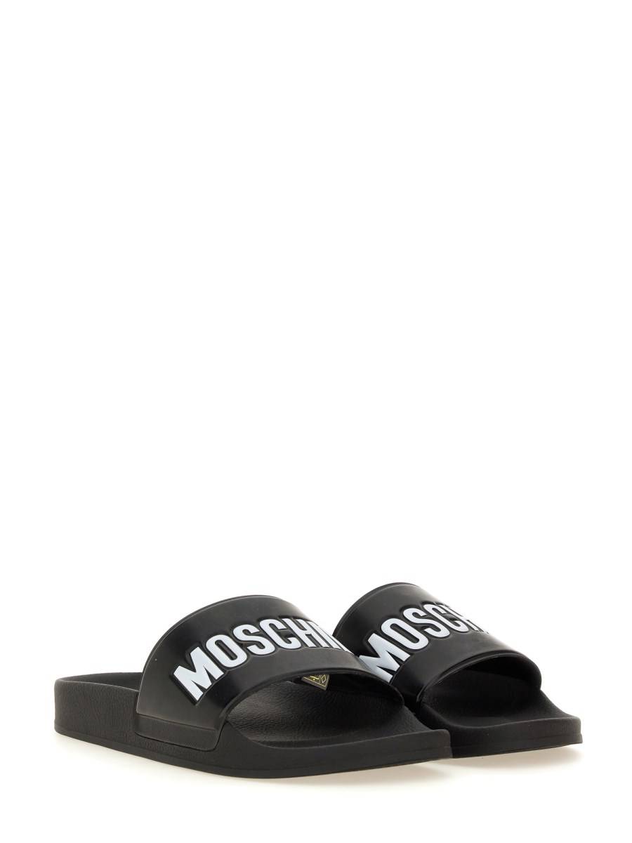 MOSCHINO SANDALO SLIDE CON LOGO Negozio