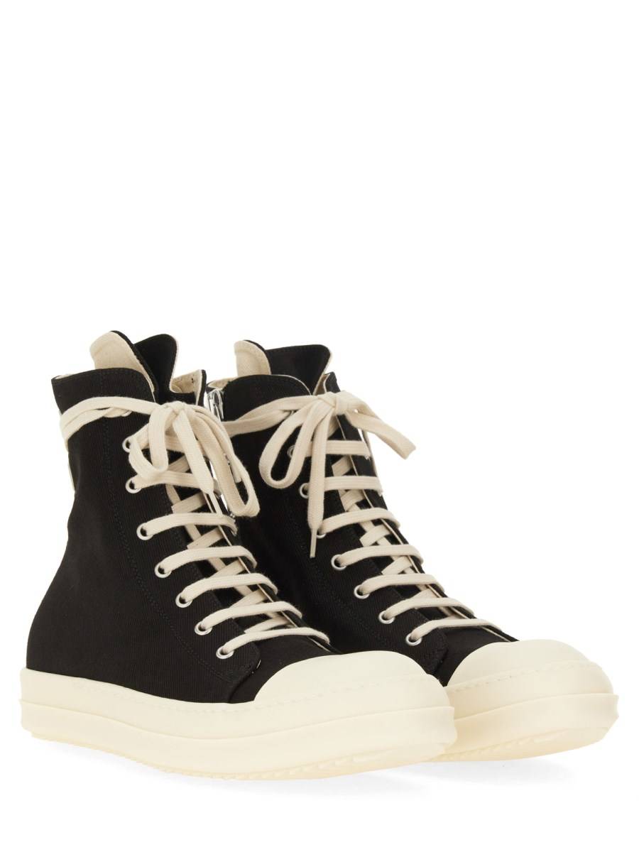 RICK OWENS DRKSHDW SNEAKER ALTA IN DENIM DI COTONE Promozione