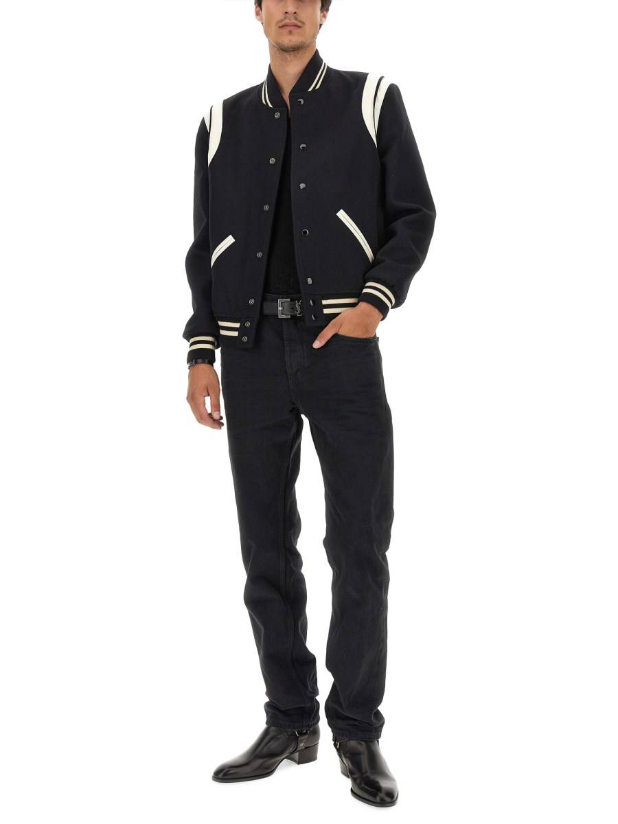 SAINT LAURENT GIUBOTTO TEDDY IN LANA In Saldo