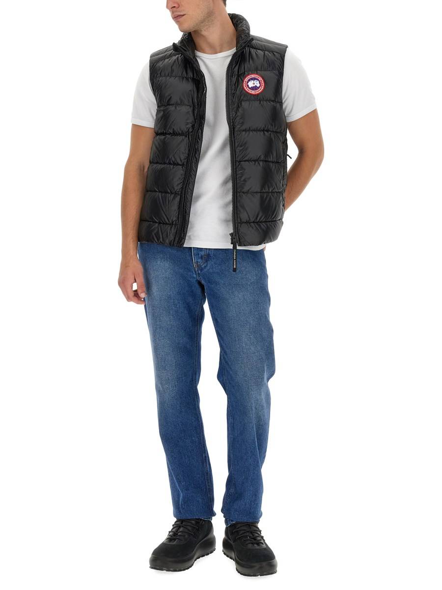 CANADA GOOSE PIUMINO GILET IN NYLON CON PATCH LOGO In Linea